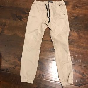 Khaki joggers